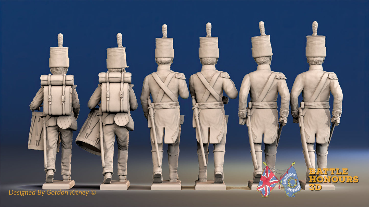 British March Attack Infantry Command Shako