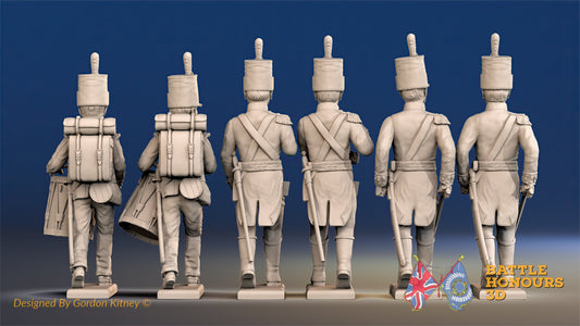 British March Attack Infantry Command Shako