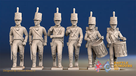 British march attack infantry command in shakos