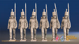 British march attack regular shako alternate view