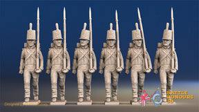 British march attack regular shako alternate view