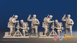 British Paratroopers red beret mortar team