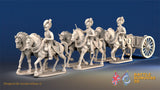British RHA 6 horse limber trotting alternate view