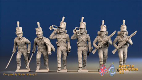 British Rifles command advancing set 1 alternate view
