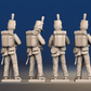 Napoleonic British Rifles loading Baker rifles rear view