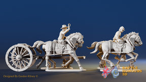 CSA 4 horse limber galloping forage alternate view