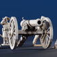 CSA artillery firing kepi miniature figures view 2