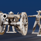 CSA artillery firing miniature figures variant 1 view 2