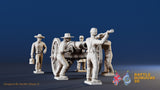 CSA artillery loading miniature figures variant 1 view 1