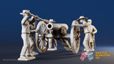 CSA artillery loading miniature figures variant 2 view 1