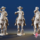 CSA cavalry galloping command miniature figures variant 1