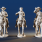 CSA cavalry trotting command miniature figures variant 1 rear view