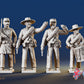 CSA firing line command miniature figures
