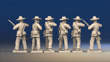 CSA firing line miniature figures variant 1 rear view