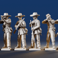 CSA firing line miniature figures variant 10 rear view