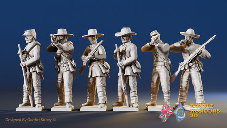 CSA firing line miniature figures variant 10