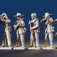 CSA firing line miniature figures variant 11 rear view