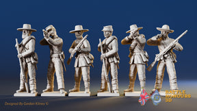 CSA firing line miniature figures variant 11