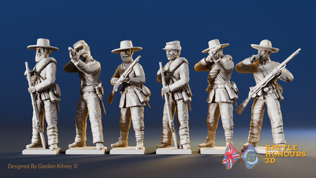 CSA firing line miniature figures variant 11