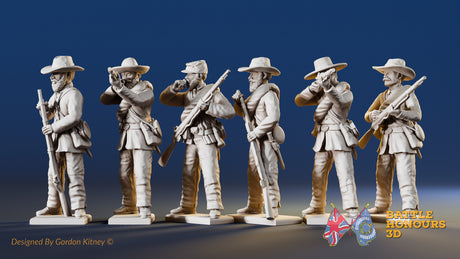 CSA firing line miniature figures variant 3