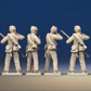 CSA firing line miniature figures variant 4 rear view