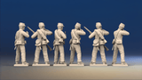 CSA firing line miniature figures variant 4 rear view