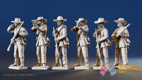 CSA firing line miniature figures variant 4