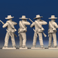 CSA firing line miniature figures variant 6 rear view