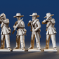 CSA firing line miniature figures variant 7 rear view
