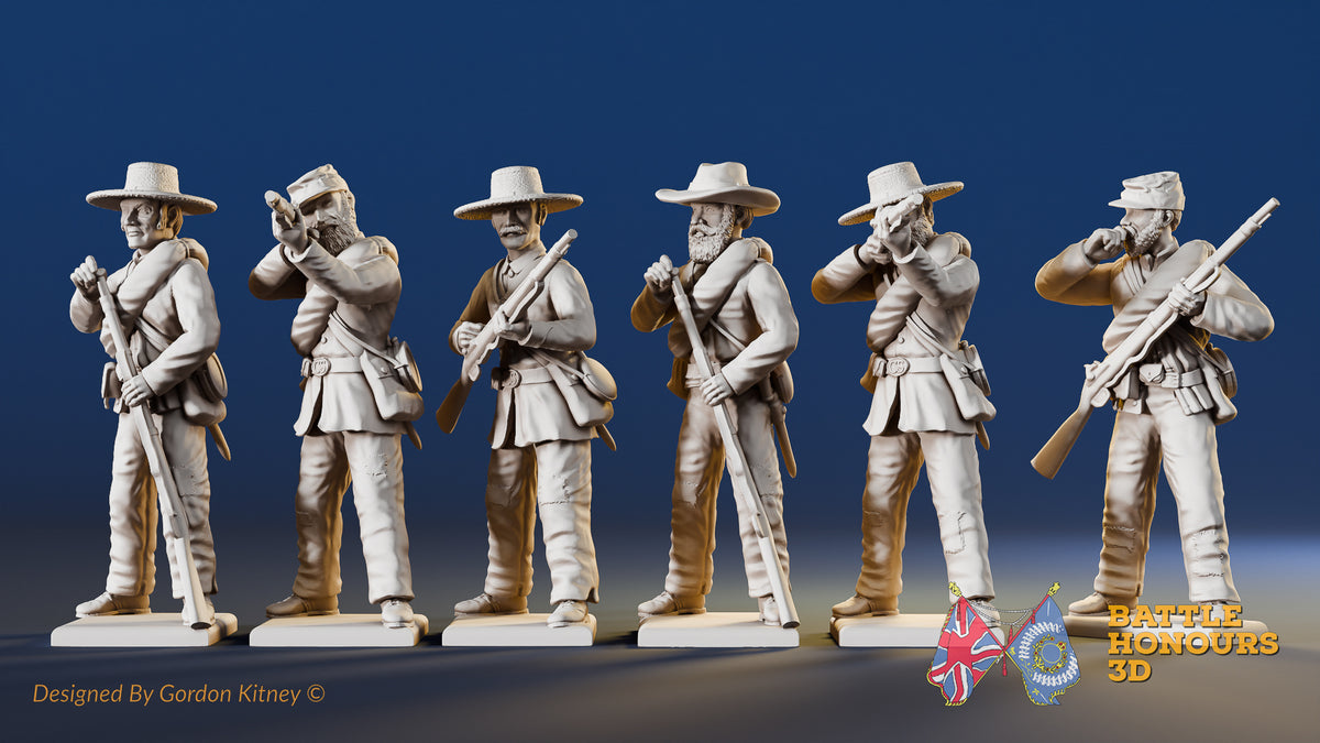 CSA firing line miniature figures variant 7