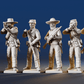 CSA firing line miniature figures variant 8 rear view