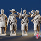 CSA Zouave firing line command miniature figures