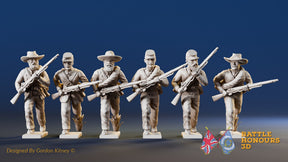 CSA infantry skirmish advancing forage alternate view