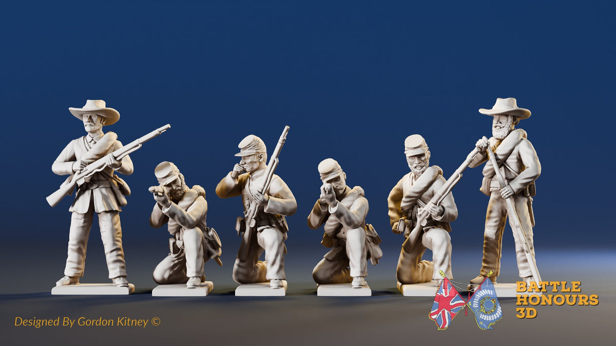 CSA infantry skirmish forage alternate view