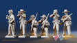 Confederate infantry skirmish figures, variant 10