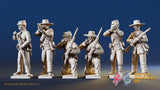 Confederate infantry skirmish figures, variant 10