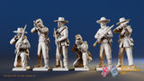 CSA infantry skirmish miniature figures variant 2