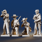 CSA infantry skirmish miniature figures variant 3 rear view