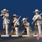 Confederate infantry skirmish figures, variant 4