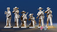 Confederate infantry skirmish figures, variant 5