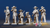 Confederate infantry skirmish figures, variant 5