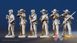 Confederate infantry skirmish figures, variant 6
