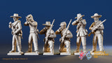 Confederate infantry skirmish figures, variant 8