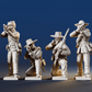 CSA infantry skirmish miniature figures variant 9 rear view