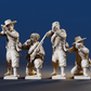 CSA skirmishing Zouave miniature figures variant 1 rear view