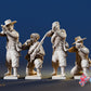 Confederate Zouave infantry skirmishing figures, variant 1