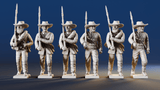 CSA right shoulder shift marching infantry hats variant 3 rear view