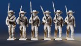 CSA right shoulder shift marching infantry hats variant 4 rear view
