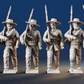 CSA right shoulder shift marching infantry hats variant 5 rear view