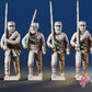 Confederate right shoulder shift marching infantry in hats, variant 8